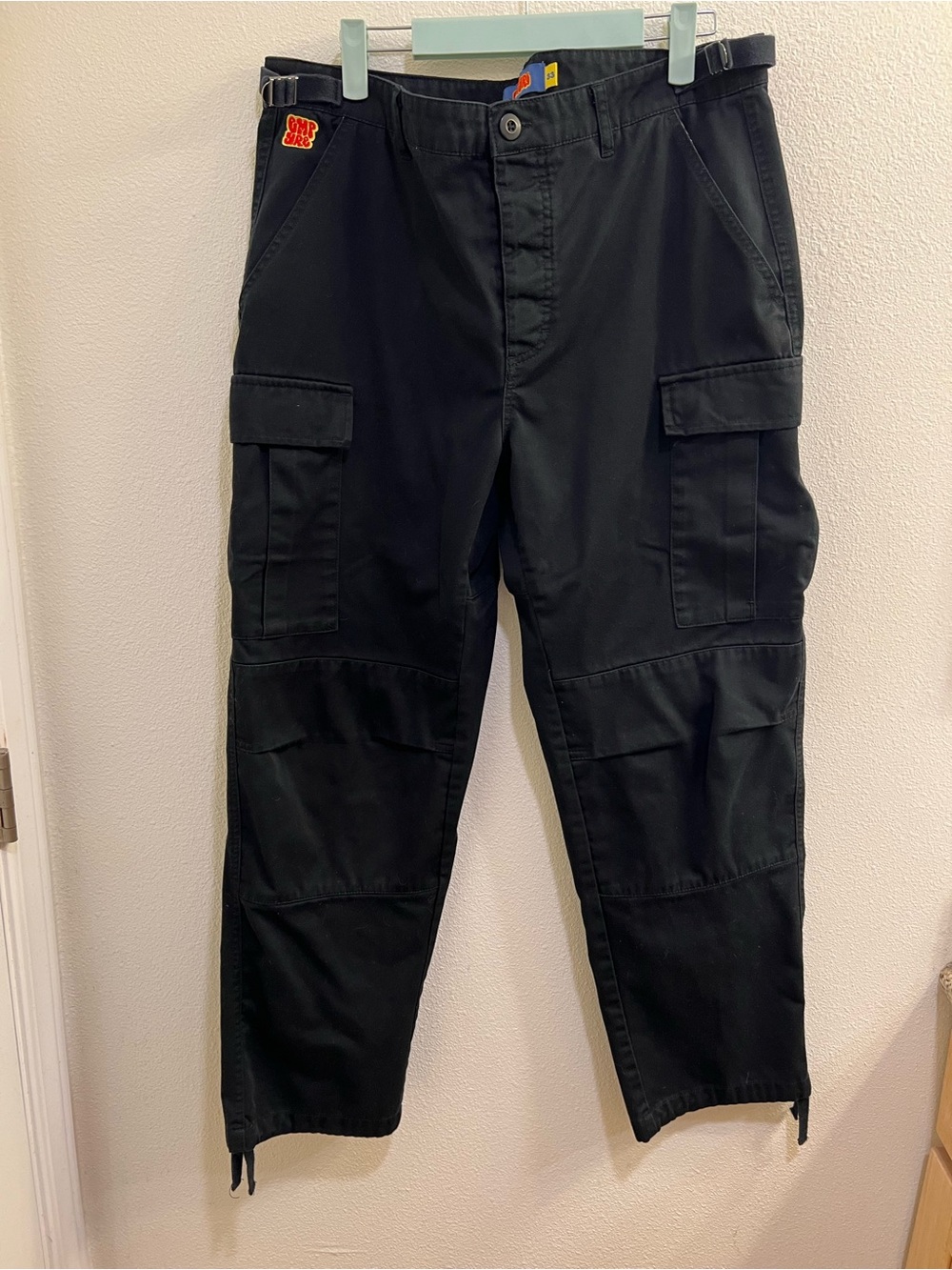 Empyre Zumie Cargo Pants Mens Sz 33 Button Fly Relax Fit Baggy Y2K Streetwear